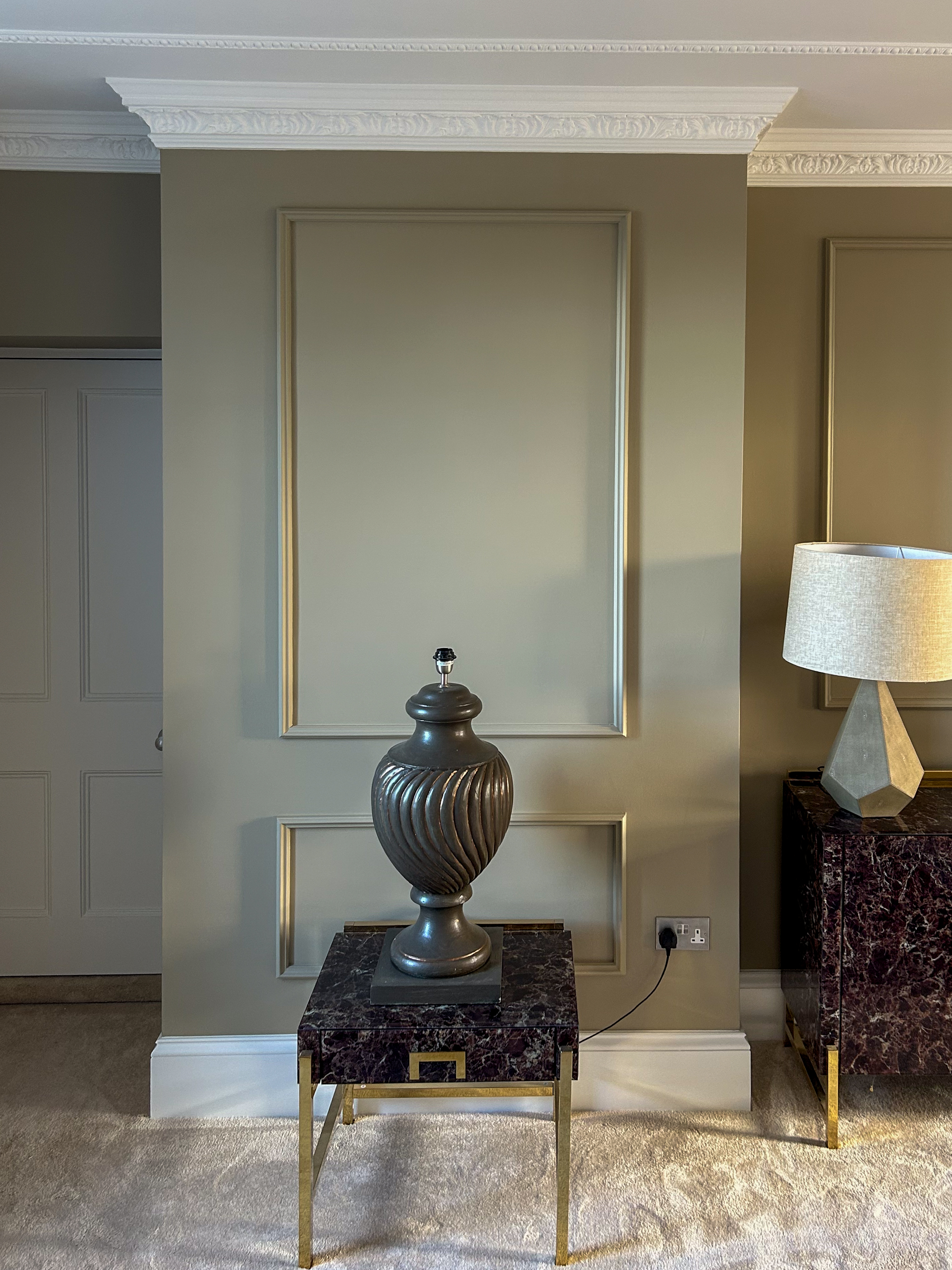 Interior room with period features and modern finish